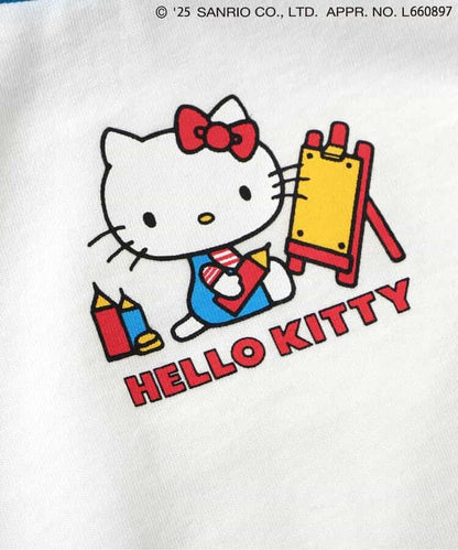BREEZE x Sanrio Hello Kitty replica prints (80-140cm) for girls (Summer TOPS) 
