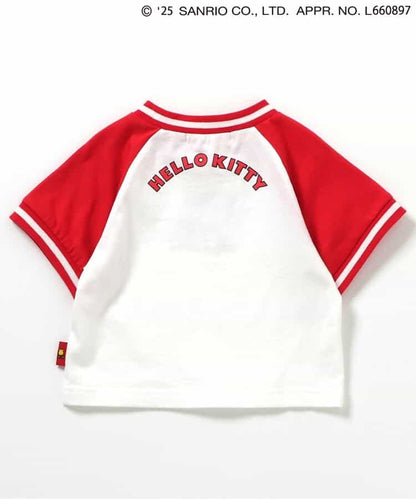 BREEZE x Sanrio Hello Kitty replica prints (80-140cm) for girls (Summer TOPS) 