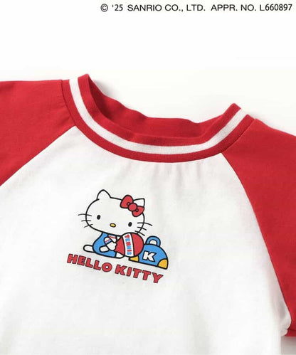 BREEZE x Sanrio Hello Kitty replica prints (80-140cm) for girls (Summer TOPS) 
