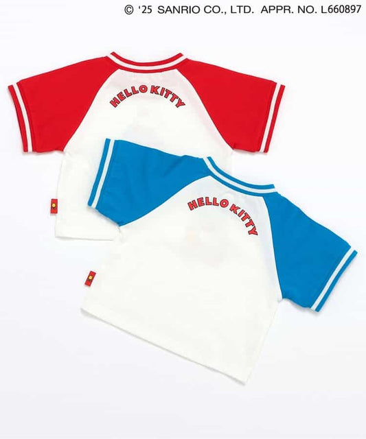 BREEZE x Sanrio Hello Kitty replica prints (80-140cm) for girls (Summer TOPS) 
