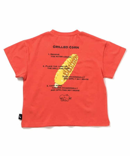 Japanese children's clothing BREEZE printed tops 80-140cm boys/girls summer TOPS 