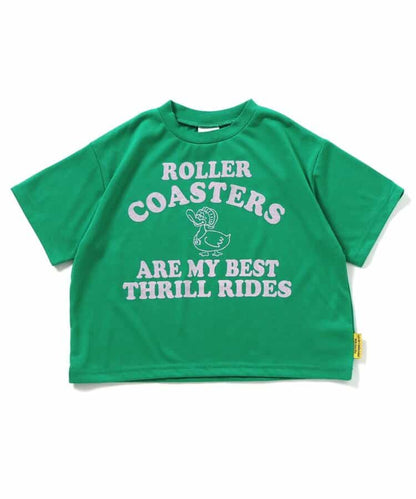 Japanese children's clothing BREEZE quick-drying water-absorbing printed tops 80-140cm boys'/girls' summer TOPS 