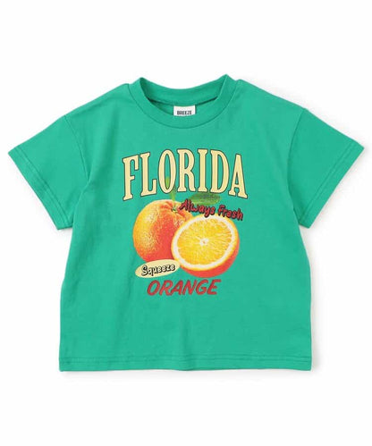 Japanese children's clothing BREEZE printed pattern tops 80-140cm boys/girls summer TOPS 