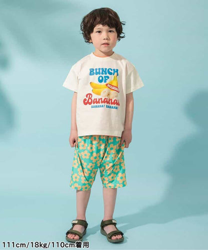 Japanese children's clothing BREEZE printed pattern tops 80-140cm boys/girls summer TOPS 