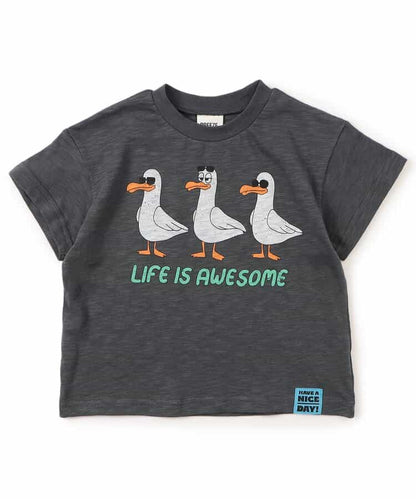 Japanese children's clothing BREEZE printed pattern top 80-140cm boys' summer TOPS 