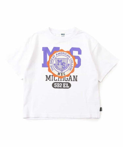Japanese children's clothing BREEZE printed short-sleeved top 80-160cm boys' summer TOPS 