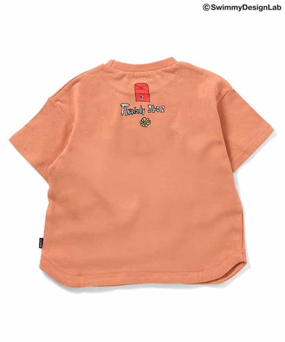 Japanese children's clothing BREEZE car print top 80-140cm boys' summer TOPS 