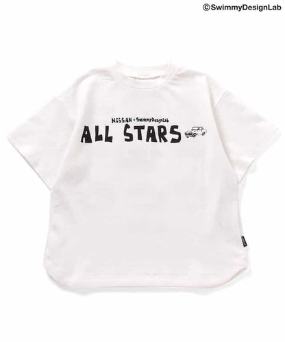 Japanese children's clothing BREEZE car print top 80-140cm boys' summer TOPS 