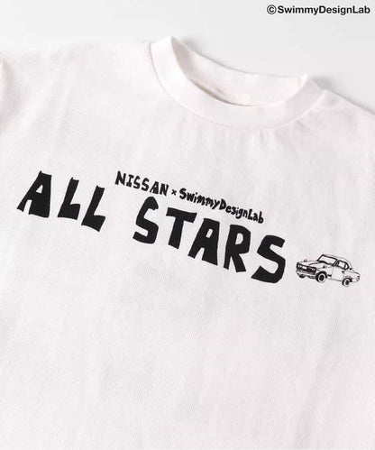 Japanese children's clothing BREEZE car print top 80-140cm boys' summer TOPS 