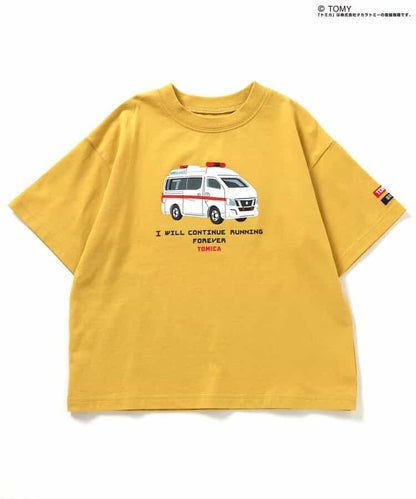 BREEZE x TOMICA Printed Tops (80-130cm) for Boys (Summer) 