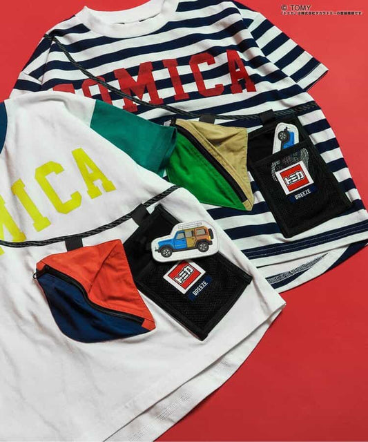BREEZE x TOMICA Printed Tops (80-130cm) for Boys (Summer) 