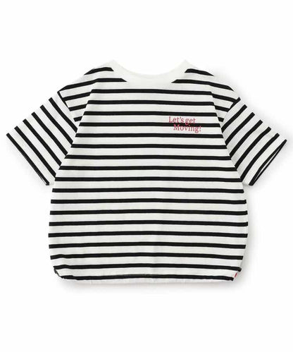 Japanese children's clothing BREEZE drawstring hem top 80-140cm boys' summer TOPS 