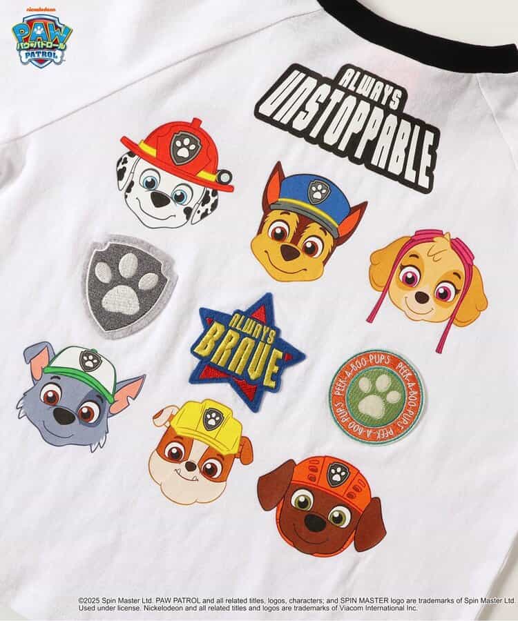 BREEZE x PAW PATROL Short-Sleeved Tops (80-130cm) for Boys and Girls (Summer) 