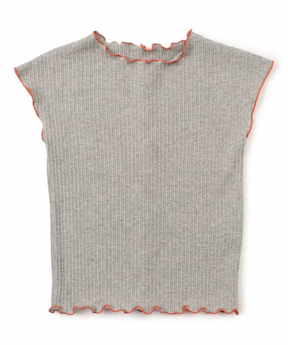 Japanese children's clothing BREEZE soft ribbed vest 80-140cm girls summer TOPS 