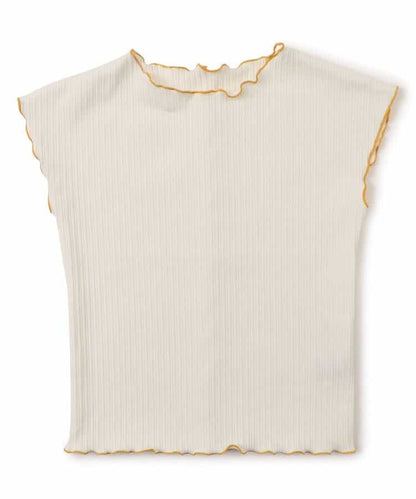 Japanese children's clothing BREEZE soft ribbed vest 80-140cm girls summer TOPS 