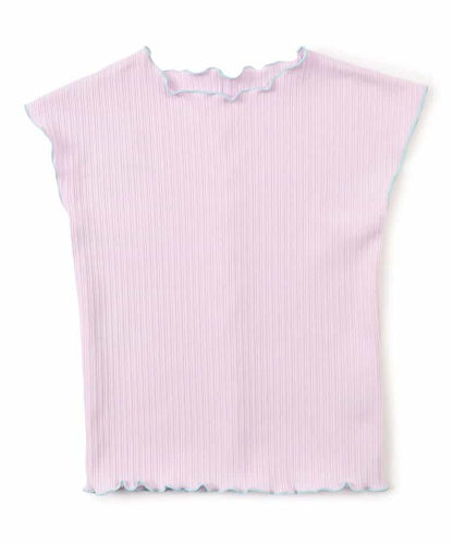 Japanese children's clothing BREEZE soft ribbed vest 80-140cm girls summer TOPS 