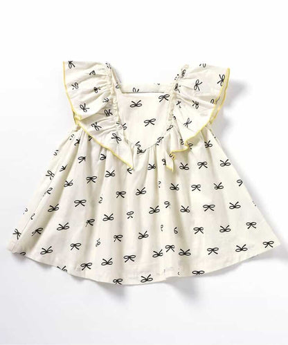 Japanese children's clothing BREEZE small flying sleeve top 80-140cm girls summer TOPS 