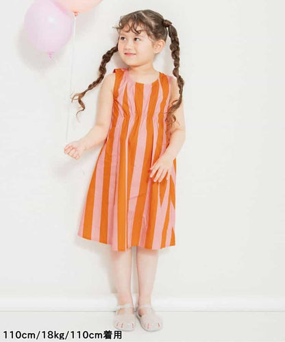 Japanese children's clothing BREEZE flared dress 80-140cm girls summer TOPS 