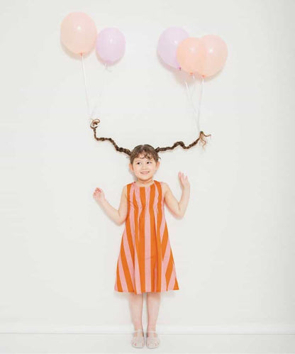 Japanese children's clothing BREEZE flared dress 80-140cm girls summer TOPS 