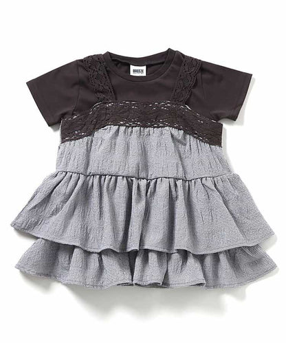 BREEZE Japanese Children's Clothing Tops and Sling Dresses 80-140cm Girls Summer TOPS DRESSES 