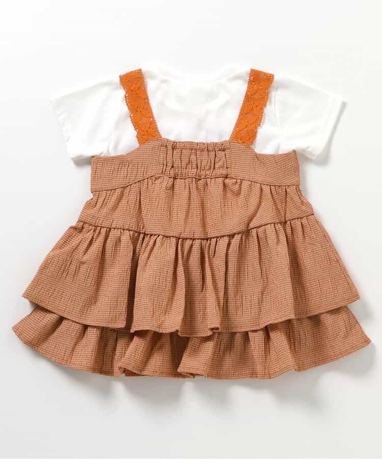 BREEZE Japanese Children's Clothing Tops and Sling Dresses 80-140cm Girls Summer TOPS DRESSES 