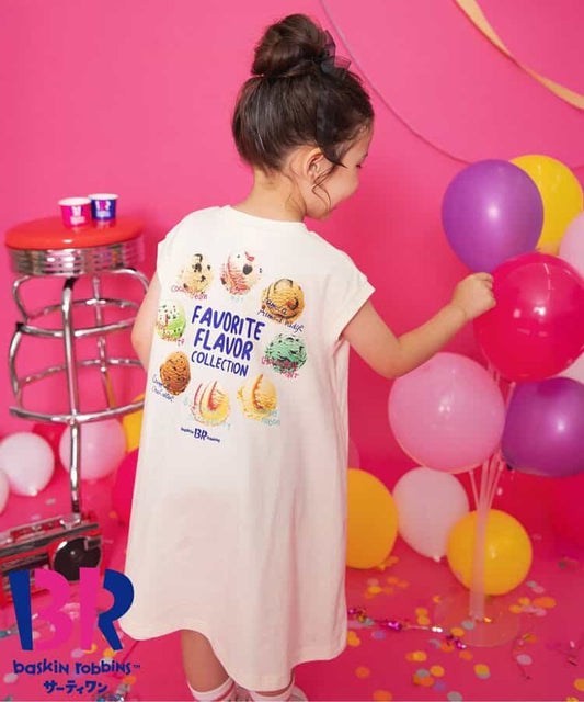 BREEZE x Baskin-Robbins Vest Dress (80-140cm) for Girls (Summer Dress) 