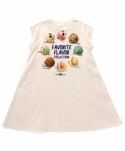 BREEZE x Baskin-Robbins Vest Dress (80-140cm) for Girls (Summer Dress) 
