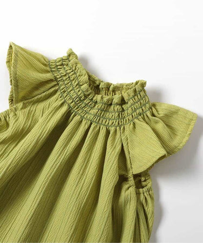 Japanese children's clothing BREEZE pleated dress 80-140cm girls summer dresses 