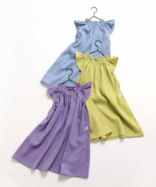 Japanese children's clothing BREEZE pleated dress 80-140cm girls summer dresses 