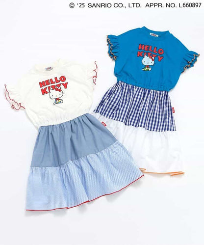 BREEZE x Sanrio Hello Kitty replica dress (80-140cm) for girls (Summer dresses) 