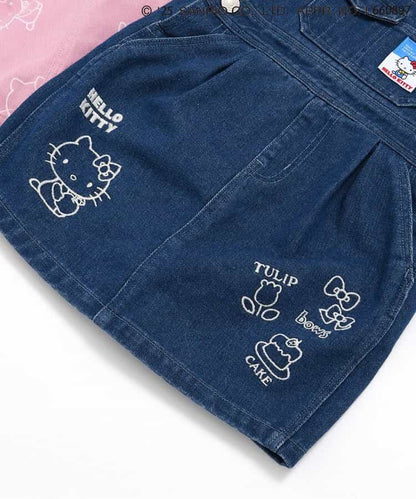 BREEZE x Sanrio Hello Kitty One-Piece Dress (80-140cm) for Girls (Summer Dress) 