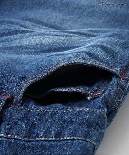 BREEZE x TOMICA Denim Overalls (90-120cm) for Boys (Summer Jumpsuit) 