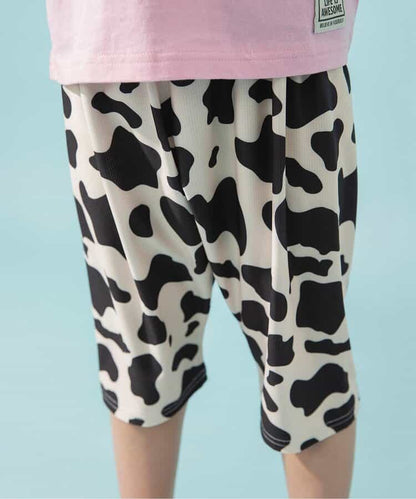 Japanese children's clothing BREEZE mesh fabric casual cropped pants 80-130cm boys'/girls' summer PANTS 