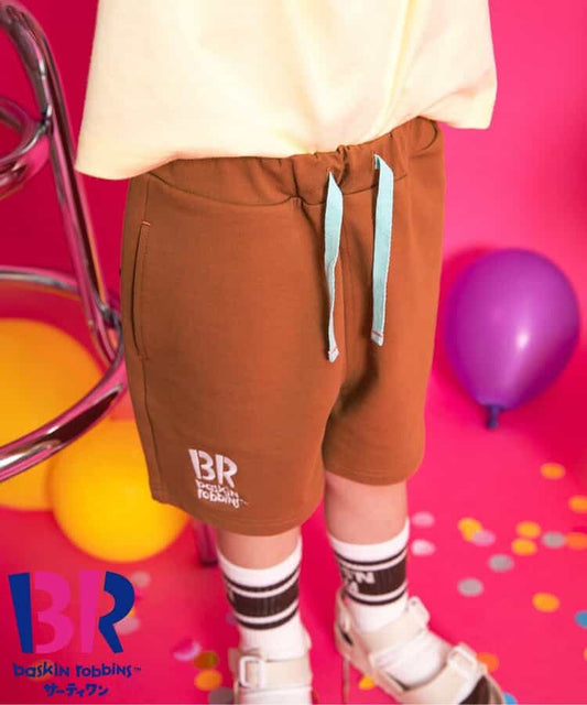 Japanese children's clothing BREEZE x Baskin-Robbins shorts 80-140cm boys' summer PANTS 