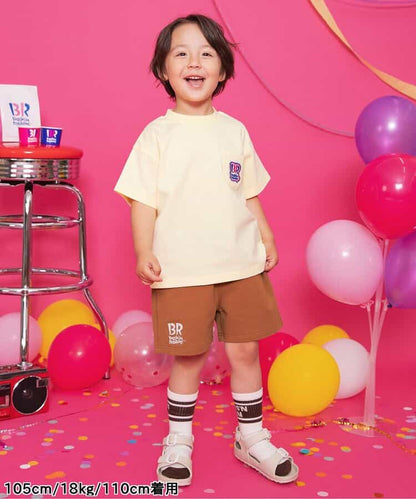 Japanese children's clothing BREEZE x Baskin-Robbins shorts 80-140cm boys' summer PANTS 
