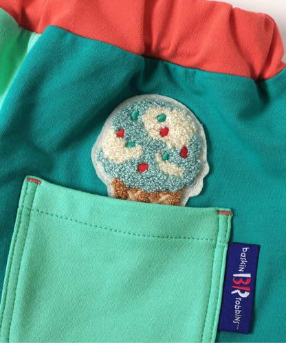 Japanese children's clothing BREEZE x Baskin-Robbins shorts 80-140cm boys' summer PANTS 