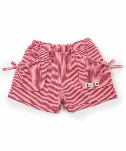 Japanese children's clothing BREEZE striped shorts 80-140cm girls summer PANTS 