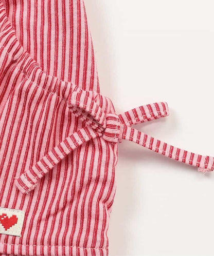 Japanese children's clothing BREEZE striped shorts 80-140cm girls summer PANTS 