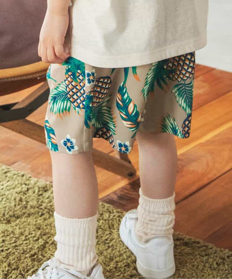 Japanese children's clothing BREEZE quick-drying vacation style shorts 80-140cm boys'/girls' summer PANTS 