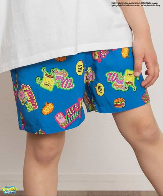 BREEZE x SpongeBob SquarePants Hawaiian Shorts 80-140cm Boys Summer PANTS 