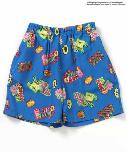 BREEZE x SpongeBob SquarePants Hawaiian Shorts 80-140cm Boys Summer PANTS 