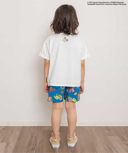 BREEZE x SpongeBob SquarePants Hawaiian Shorts 80-140cm Boys Summer PANTS 