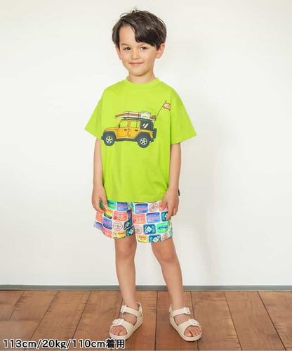 Japanese children's clothing BREEZE casual shorts 80-140cm boys'/girls' summer PANTS 