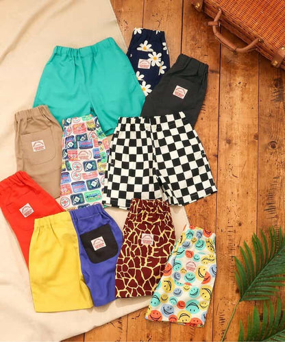 Japanese children's clothing BREEZE casual shorts 80-140cm boys'/girls' summer PANTS 
