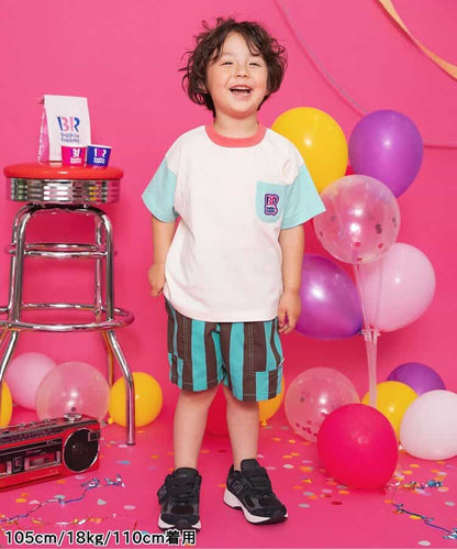 Japanese children's clothing BREEZE casual shorts 80-150cm boys'/girls' summer PANTS 