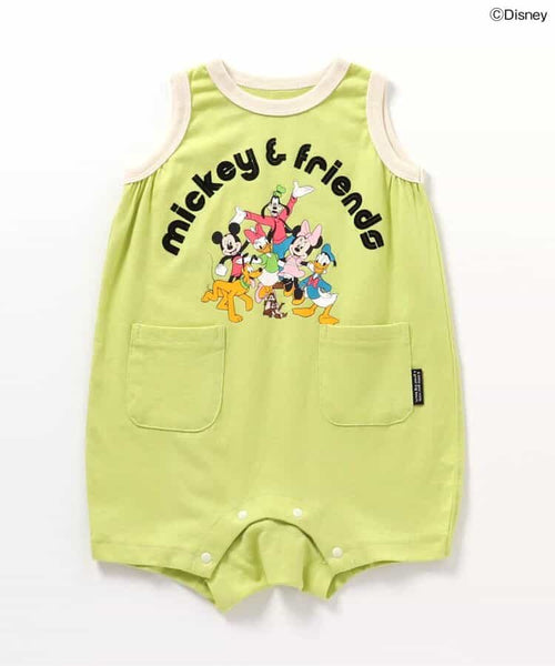 日本童裝 BREEZE x Disney 印花連衣 70-80cm 男童款/女童款 初生嬰兒  夏天 Jumpsuit