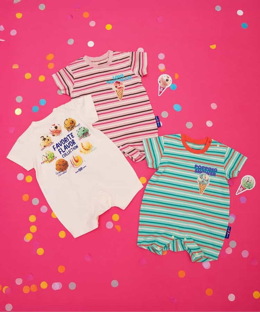 BREEZE x Baskin-Robbins 70-80cm Jumpsuit for Boys and Girls (Japanese) 