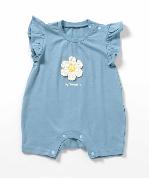 日本童裝 BREEZE 立體圖案連衣 70-80cm 女童款 初生嬰兒 夏季 Jumpsuit