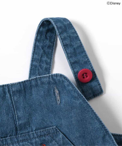 BREEZE x Disney The Little Mermaid Denim Jumpsuit (70-80cm) for Girls (Summer Jumpsuit for Newborns) 