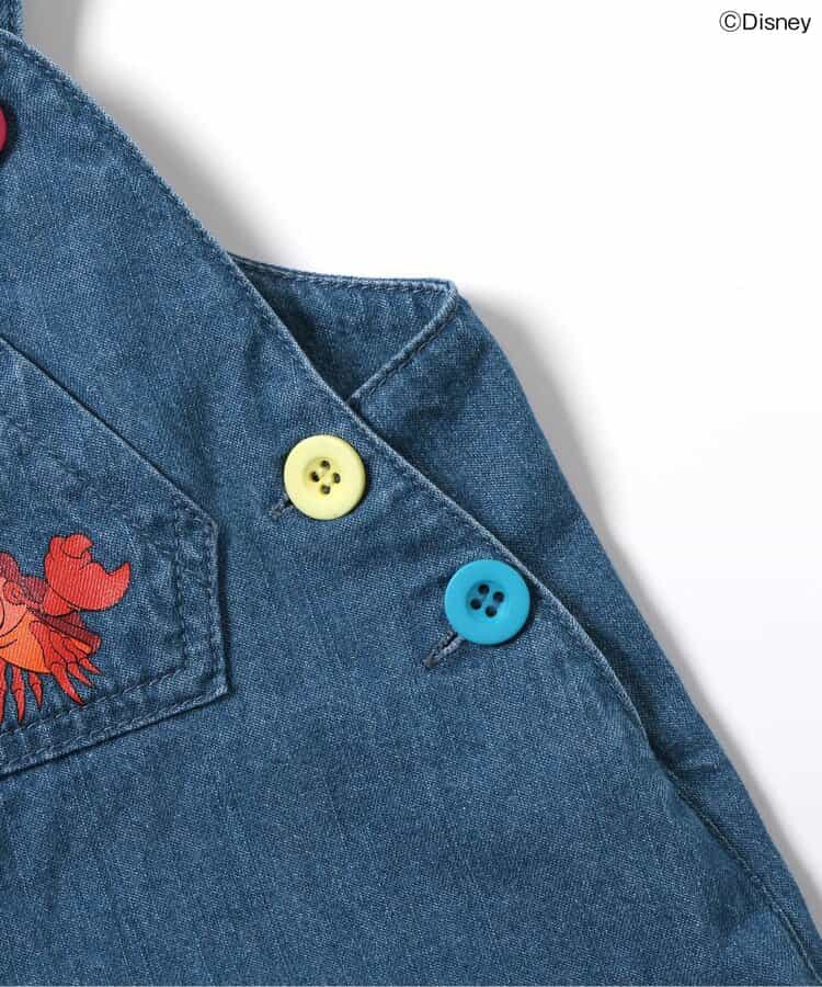 BREEZE x Disney The Little Mermaid Denim Jumpsuit (70-80cm) for Girls (Summer Jumpsuit for Newborns) 